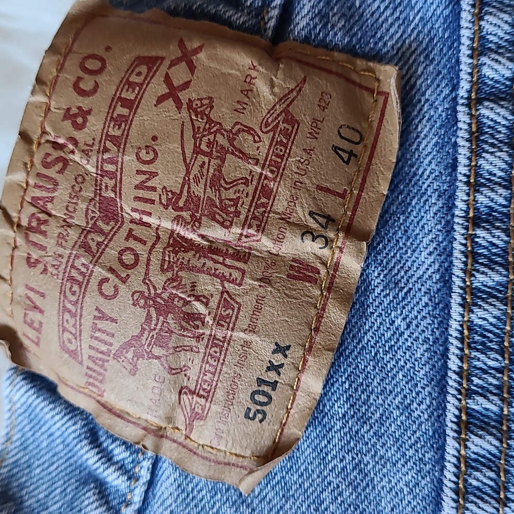 LEVI'S 501 BUTTONFLY VINTAGE JEANS ~🎊3XHP🎊 - Picture 8 of 11